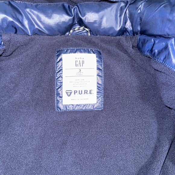 Baby GAP Boys 3 Primaloft Puffer Jacket School Outdoor Cool Weather Warm Travel - Picture 4 of 10